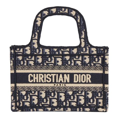 small dior book tote blue|Dior mini book tote.